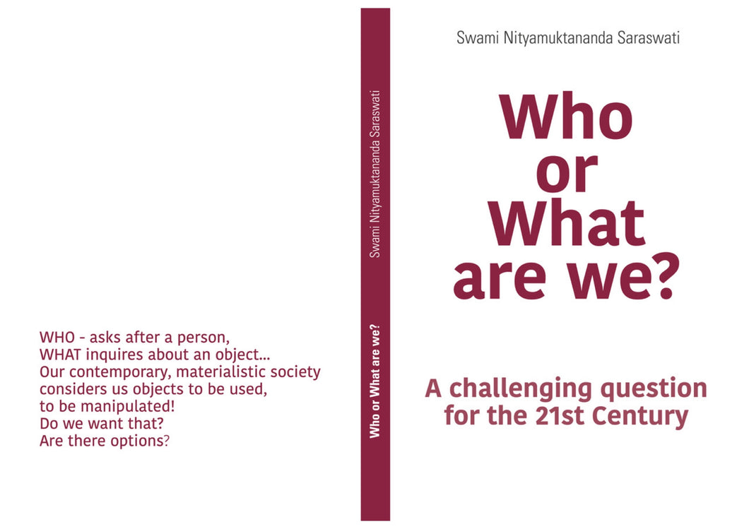 Who or what are we? - book SN
